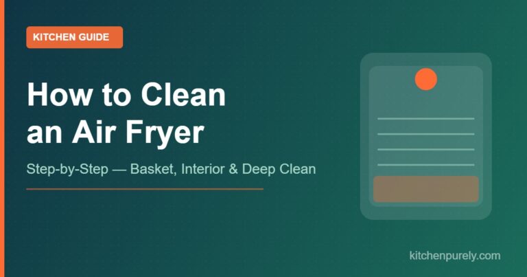 How to clean an air fryer step by step guide